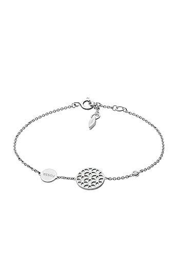 Preisvergleich Produktbild Fossil Damen-Kettenarmband 925 Sterlingsilber Perlmutt JFS00463040