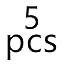 5pcs