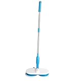 Electric Mop, Cordless Spin Mop for Floor Cleaning, Rechargeable Self Propelled Mop Floor Cleaner with 6 Replacement Pad, Floor Scrubber for Hardwood Tile Laminate Flooring