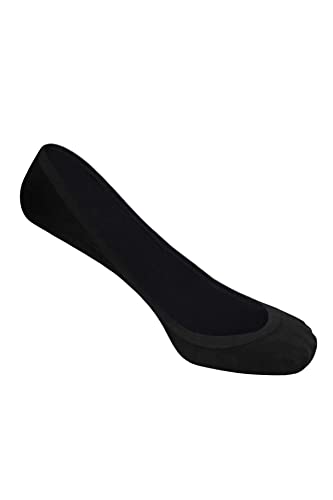 ZeroSock Bamboo Viscose Flats Invisible Socks For Heels With Mesh Ventilation with Anti-Slip Gel Heel Grip (4 Pairs Per Box)