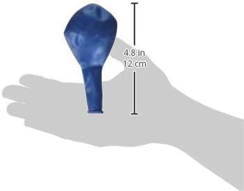 Miniatura 3 de amscan Globos de látex con perlas  Azul real brillante  Paquete de 72  Decoración de fiesta, 12 pulgadas