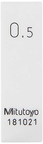 ミツトヨ(mitutoyo) レクタンギュラゲージブロック セラミックス製 1級 0.5mm 613506-03