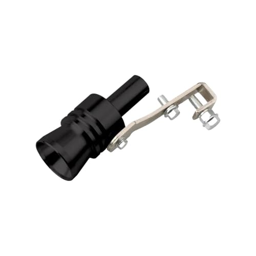 Silbato de escape universal de aluminio con simulador de sonido turbo