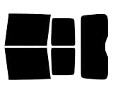 TINTCOM Lámina Tintada Precortada para Skoda Yeti 5 Puertas 2009-2017 - (20% Oscuro Ahumado) - Cristales Laterales Traseros y Luneta - Protección UV, Reducción de Calor, Ajuste Exacto