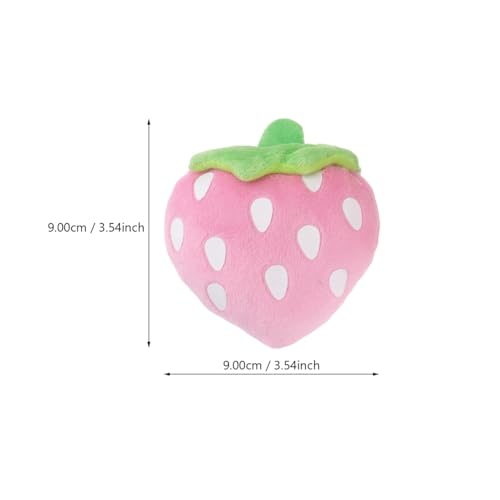 balacoo 2 Pcs Strawberry Juguetes Sonoros para Perros miniatura 4