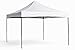 Gazebo Plegable 3x3 Metros, Cenador, Pergola, Carpas para Exteriores jardín, terrazas, Camping y Playa | Patas_Negras | Blanca