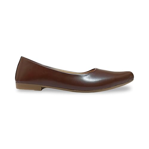 Image of Women's Formal Ballerina Flats - Stylish Pointed Toe Pull-On Shoes for Office & Casual Wear
