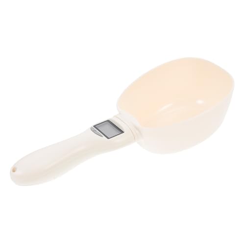 LckCryspho デジタルスプーンスケール 白 ? 4単位切替対応 計量スプーン ペットフードや調理材料に
