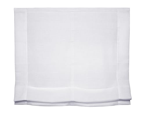 Easydeco - Estor Plegable sin Varillas Lino Crudo 150 x 175 cm