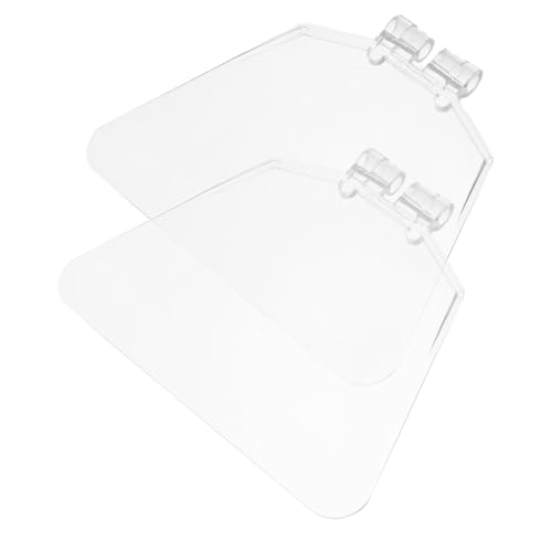 iplusmile 2 pezzi Copertura Protettiva Trasparente per Smerigliatrice da Banco Scudo Antischegge Leggero e Resistente Protezione Occhi per Utensili Elettrici Facile da Installare e