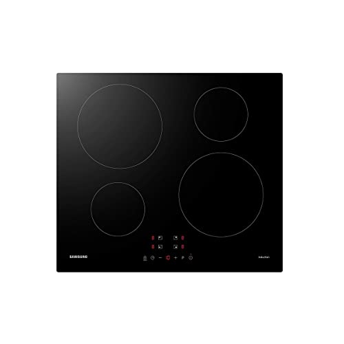 Samsung Zone induction hob, Verre trempé, Noir, 52 centimeters
