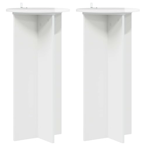Support de plantes d'intérieur blanc pour libérer le sol - 4