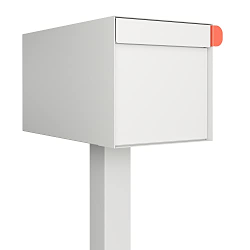 Briefkasten Design Standbriefkasten Americano Weiß - Bravios