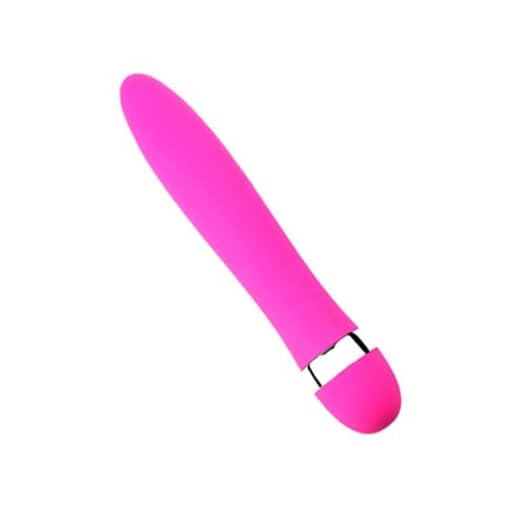 Herramienta bala impermeable de 10 modos para mujeres y hombres, fuerte choque portátil, ajuste de bala pequeña, juguetes suaves de silicona para relajarse el cuerpo peresonal (rosa)