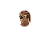 Eyraevor Rhinestone Belly Chain Gold Waist Crossover Bikini Bra Chain Women Summer Beach Bikini Body Jewelry Crystal Harness Chest Chain (Silver)