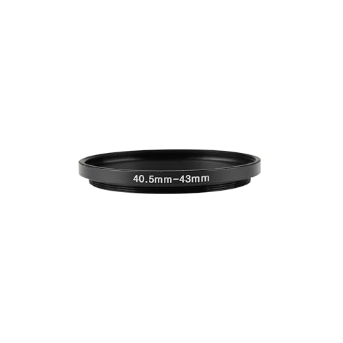 Image of 40.5mm to 43mm Step-Up Adapter Ring, Black, DSLR Camera Lens Filter Adapter