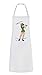 Fartuch kucharski – damski golfista Pinup – fartuch do grillowania unisex dla kobiet i mężczyzn