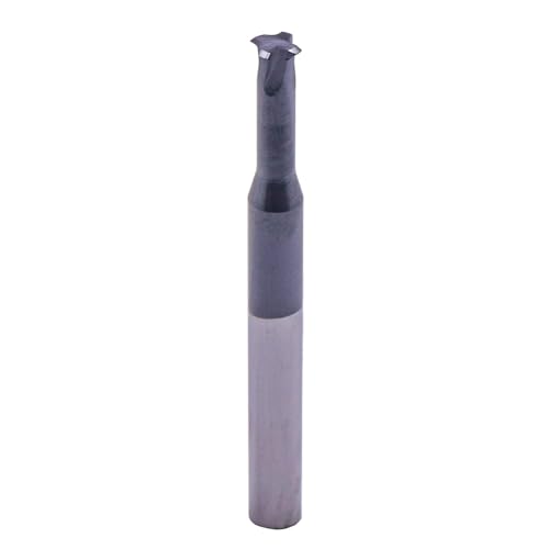 Image of BestParts 5 /16 inch 18-48 TPI Single Pitch Solid Carbide Thread end Mill - AlTiN Coated, 4 Flute, .240 inch Cutting Diameter, 1 /4 inch Shank Diameter, Necked to Thread .625 Deep, 2-1 /2 inch Overall Length