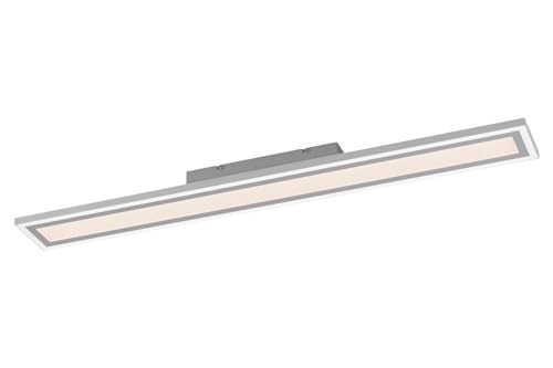 LeuchtenDirekt LED Deckenleuchte EDGING, weiss, 1xLED-Board/17W/2700-5000K, 1xLED-Board/14,5W/2700-5000K, Innenleuchte, IP20, dimmbar, Funk-FB, CCT, Serienschalter, Memory, 100 x 11,8 cm, 14853-16