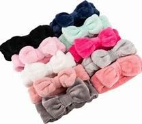 Faixas de cabelo para maquiagem, laço para maquiagem, bandas faciais, faixa de cabelo para lavar a f