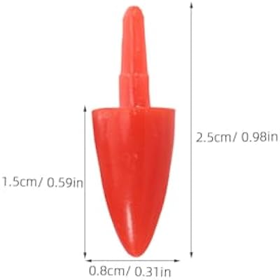 Uonlytech 100Pcs Carrot Nose Kit for DIY Snowman Crafts Durable Snowman Parts for Creative Winter Decorations and Festive Projects