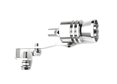 A2D? 9496. Turbo Type Sound Whistle Car Silencer Exhaust Silver for Toyota Qualis Type 1