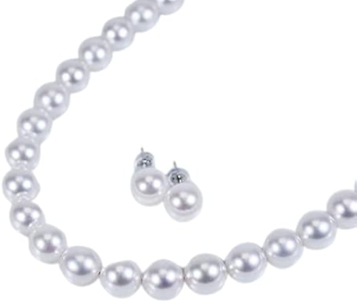 Amazon | 【KASHIMA】7.5～8mm 花珠 あこや本真珠 ネックレス ピアス