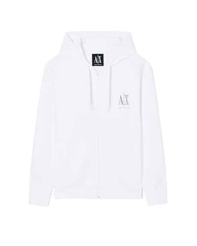 Sweat-Shirt Armani Exchange zippé noir homme veste coton