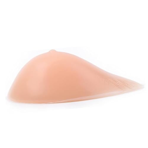ZNEL 1 Pieza Pechos De Silicona Tetas Falsas Señoras Falsos Mamarias Forma De Senos Asimétrica Prótesis Cóncava Autoadhesivo Sujetador Realzador Insertos Sujetador Axila(350g/Piece, Left Side Only)