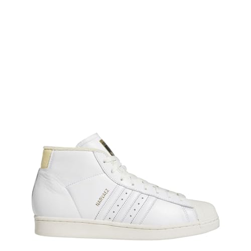 Adidas Sam Pro Model Adv Shoes - White/White/Easy Yellow - 6.5