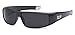 Locs 4 Pack 9035 Black Sunglasses Gangster Rapper Lowrider Cholo Mens Shades