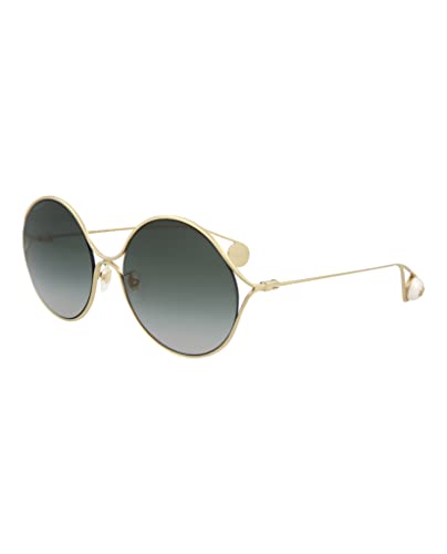 Image of Gucci Gold Sunglasses GG0253SA - 001 Grey Gradient 60mm