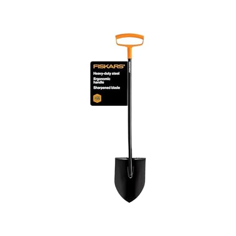 Fiskars 46 Inch Steel D-handle Digging Shovel Cover
