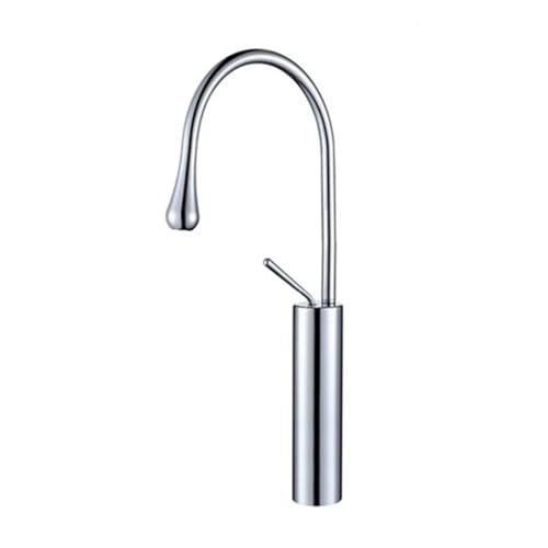 Robinetterie de Lavabo Haute Noire pour Vasque au Design Architectural