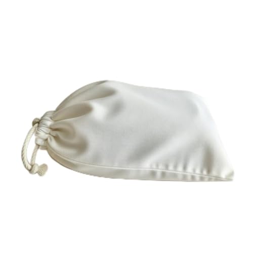 Image of Shoe Bags for Travel & Storage | Pack of 12 Sturdy, Washable Reusable Cotton Shoe Covers for Footwear, toiletries & Toys | Ideal for Travel, Closet & Gym