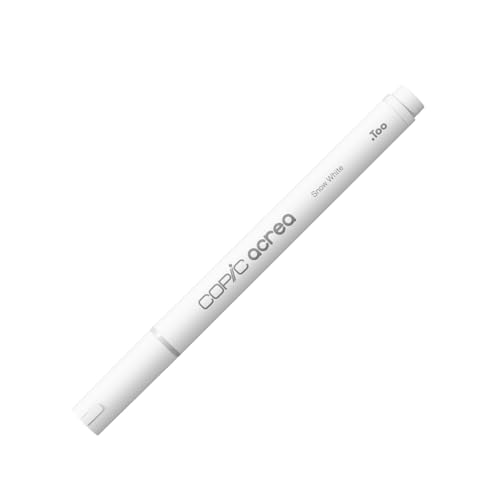 Copic acrea 001, Snow White, marcador de pintura con tinta a base de agua y pigmentos, ancho de trazo 0,8 1,2 mm