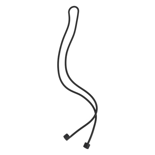 Alipis Cordón Antipérdida para Auriculares In Ear Negro Correa Desmontable y Flexible para Cuello Accesorio Ligero y Práctico Adecuado para Uso Diario y Viajes Compatible Múltiples