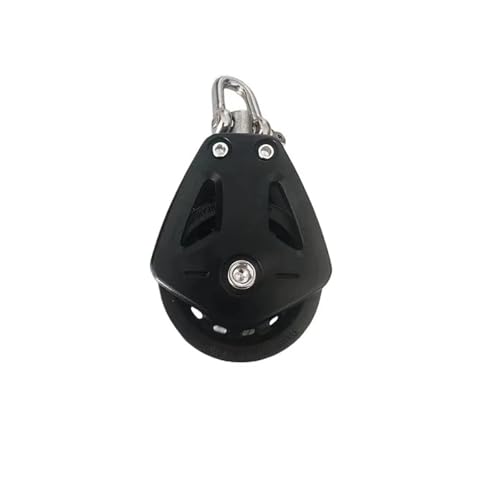 Bloc de poulie voilier pivotante unique avec roulement simple pour gréement