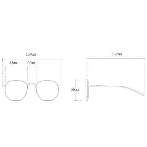 Lunettes de soleil pliables protection UV400 vintage pour l'extérieur