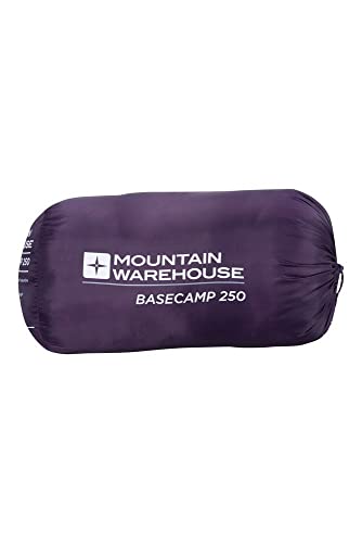 Mountain Warehouse Sleeping Bag - Basecamp 250 - Camping Spring Summer Season Lightweight Compact - For Spring Summer, Camping & Trekking - Image 6