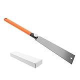 COHEALI Segaccio Legno Doppia Faccia Fine Tooth Mano Piccola Portatile per Lavorazione Legno e Potatura Tagliente Flessibile per Taglio Preciso e Progetti Fai da Te