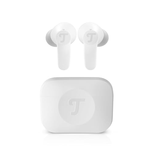 Teufel AIRY TWS 2 - Kabellos In-Ear Bluetooth Kopfhörer True-Wireless mit Active Noise Cancelling, IPX4 Wasserfest, 6 eingebauten Mikrofonen, Lange Akkulaufzeit (42 h), Touch Control - Pure White 1