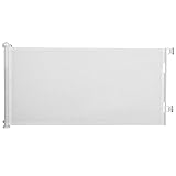 MÁXIMA SEGURIDAD: Esta rejilla de protección para puerta está fabricada con ABS duradero, aleación de aluminio y malla de PVC. Puede resistir las garras y la fuerza de tracción de las mascotas pequeñas, protegiéndolas de contratiempos