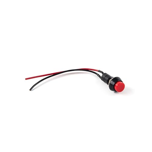 Interruptor de botón rojo y verde de alta respuesta para modificar bocina de coche