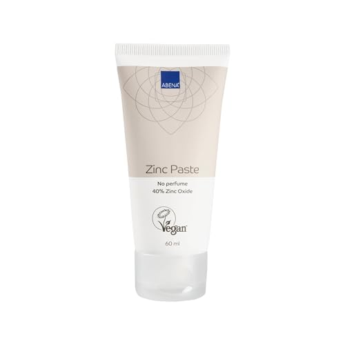 Abena Zinc Paste Pasta Al Agua -Pomada Barrera Con Óxido De Zinc Al 40 , 60 Ml Sin Perfume, Con Alantoína, Protección Intensa Para Pieles Irritadas Y Dermatitis De Pañal