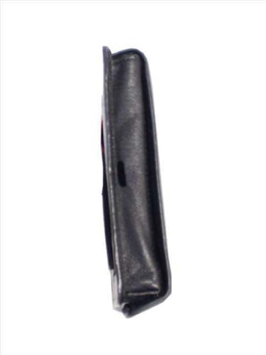 Scully Leather PDA Case w/ Belt Loop Soft Plonge 72 Business Accessory,Black - Thumbnail 2