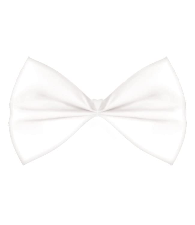Amscan 8402302 Large White Bow Tie