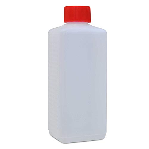 Meier 10 botellas de plástico de 250 ml con tapa de cuello estrecho