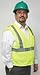 Flame Resist Tearaway High Visibility Vest, M, Lime