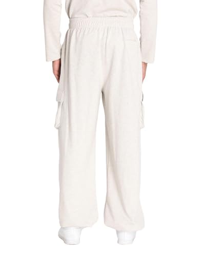Image of CHKOKKO Men's Baggy Track Pants for Gym Workout Running Casual Wear Sports Lower with Pockets Adjustable Drawstring Waist Lightweight Quick Dry Activewear Fitness